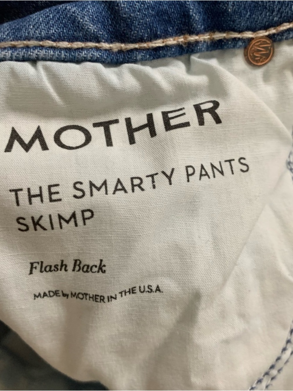 Mother superior Womens blue the smarty pants skimp flash back 25 - Picture 7 of 7